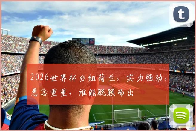 2026世界杯分组荷兰，实力强劲，悬念重重，谁能脱颖而出